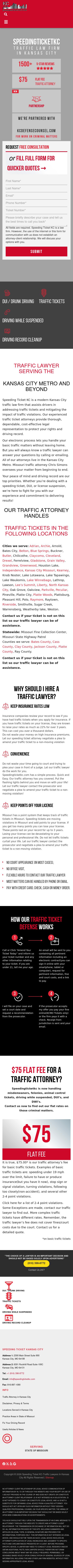 Speeding Ticket KC Traffic Law Firm - Kansas City MO Lawyers