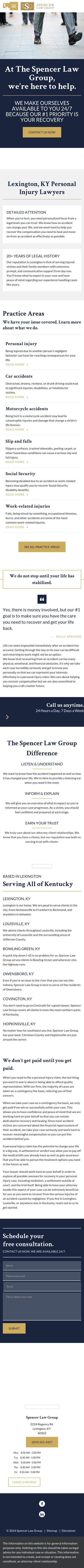 Spencer Kelly P Law Office - Lexington KY Lawyers