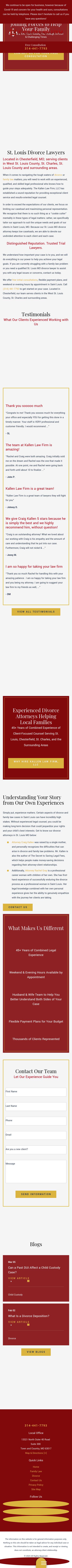 Kallen Law Firm, LLC - Town and Country MO Lawyers