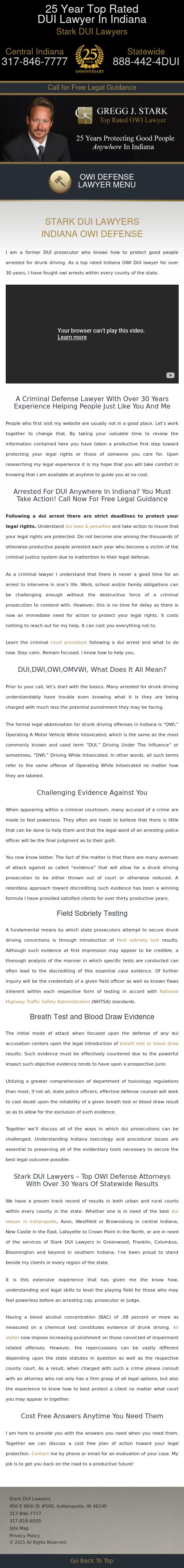 Stark DUI Lawyers - Indianapolis IN Lawyers