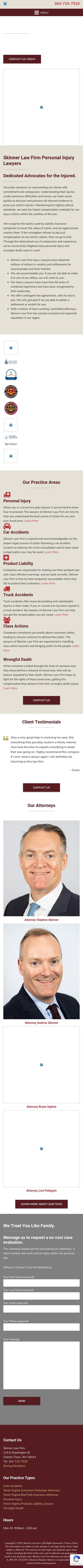 Skinner Law Firm - Charles Town WV Lawyers
