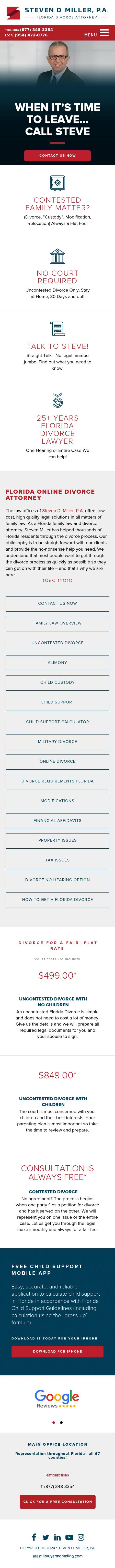 Steven D. Miller, P.A. Florida Divorce Attorney - Plantation FL Lawyers