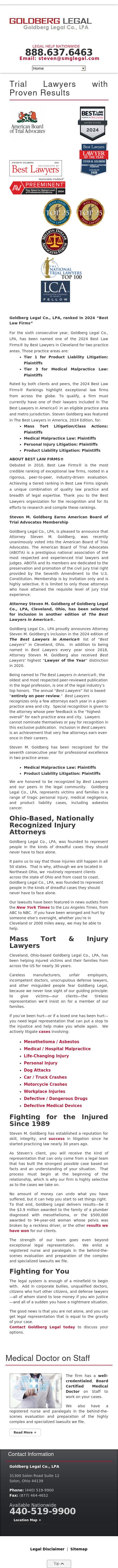 Steven M. Goldberg Co., L.P.A. - Cleveland OH Lawyers