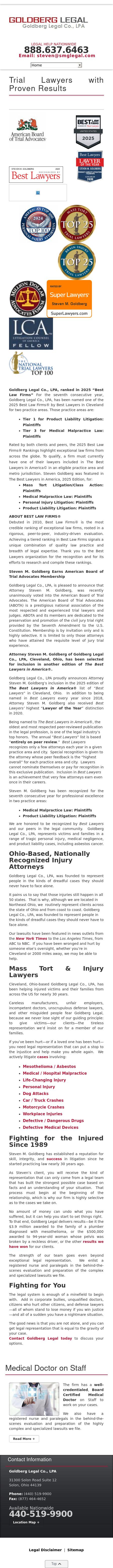 Steven M. Goldberg Co., L.P.A. - Cleveland OH Lawyers