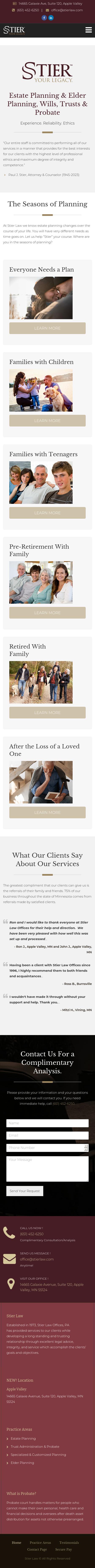 Stier Law Offices PA - Saint Paul MN Lawyers