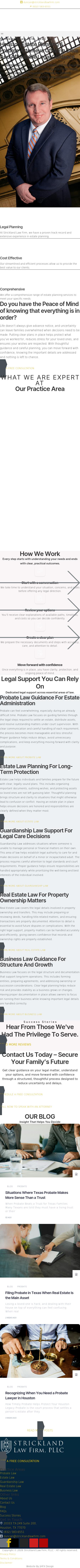 Strickland Law Firm, PLLC - Houston TX Lawyers