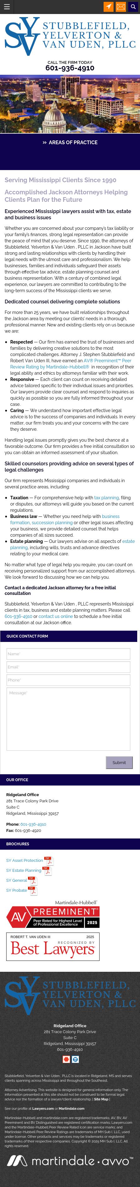 Stubblefield and Yelverton PLLC - Jackson MS Lawyers