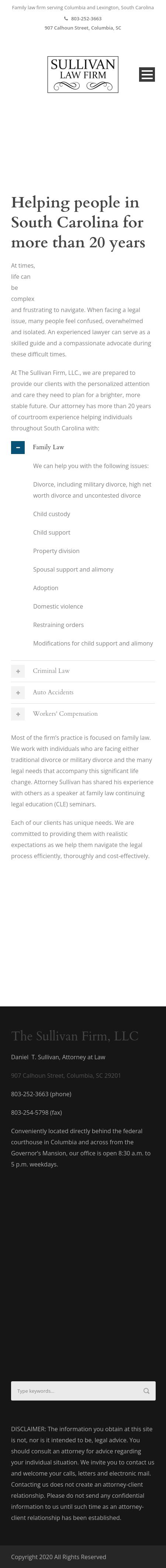 Sullivan Firm LLC - Columbia SC Lawyers