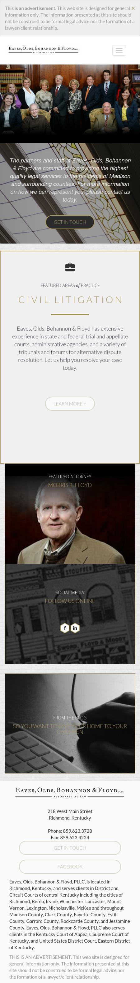 Sword Floyd & Moody, PLLC - Richmond KY Lawyers
