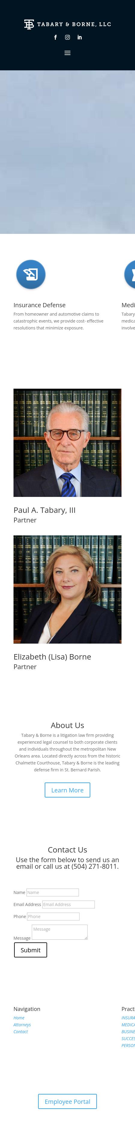 Tabary & Borne, L.L.C. - Chalmette LA Lawyers