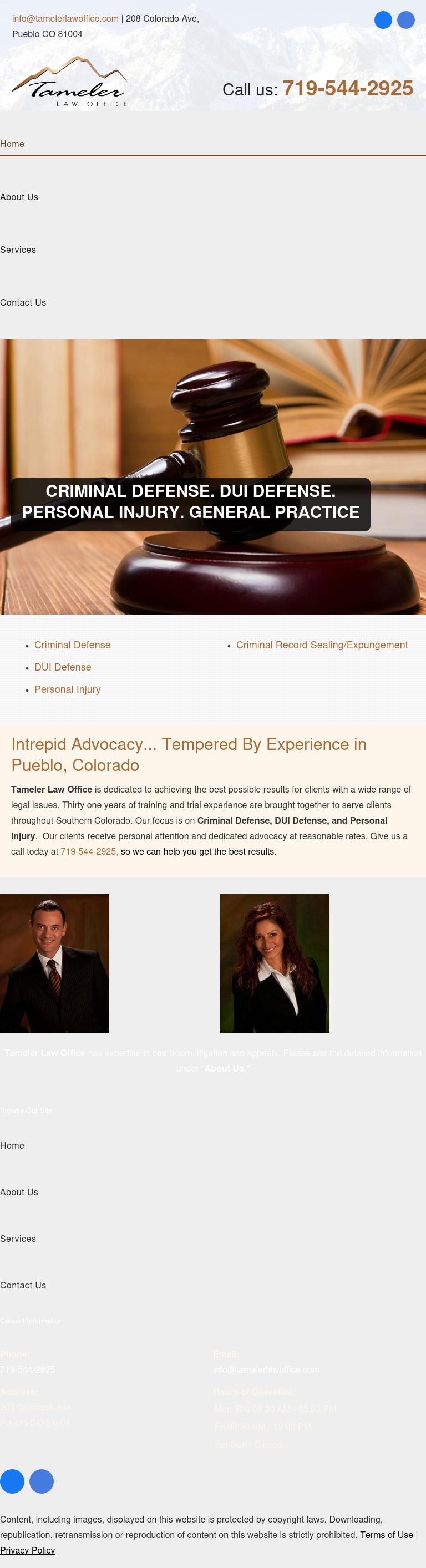Tameler Law Office - Pueblo CO Lawyers