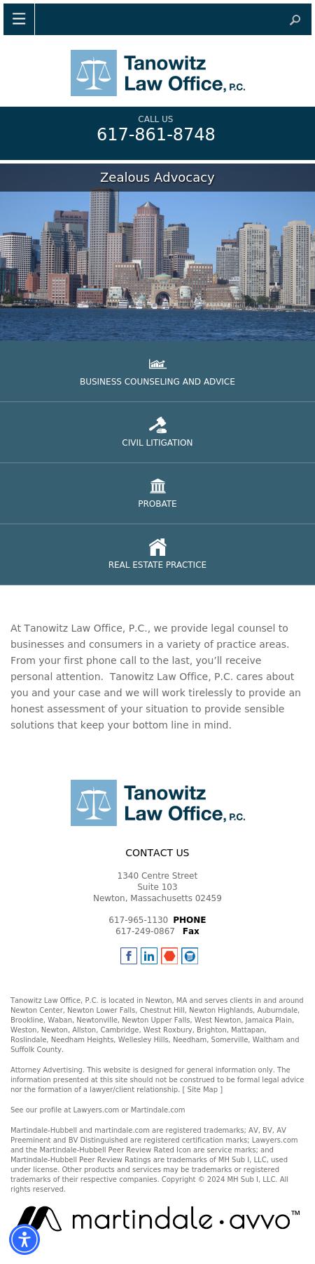 Tanowitz Law Office, P.C. - Newton MA Lawyers