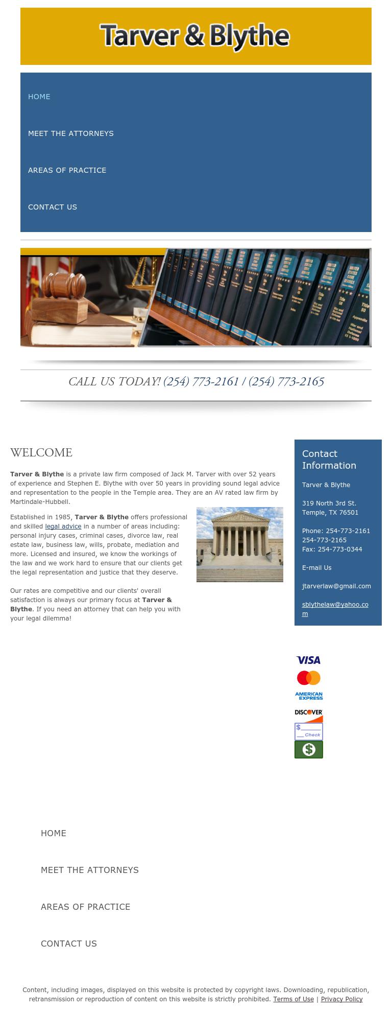 Tarver & Blythe-Attorneys At Law - Temple TX Lawyers