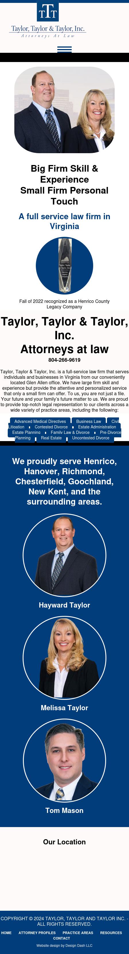 Taylor Taylor & Taylor, Inc. - Glen Allen VA Lawyers