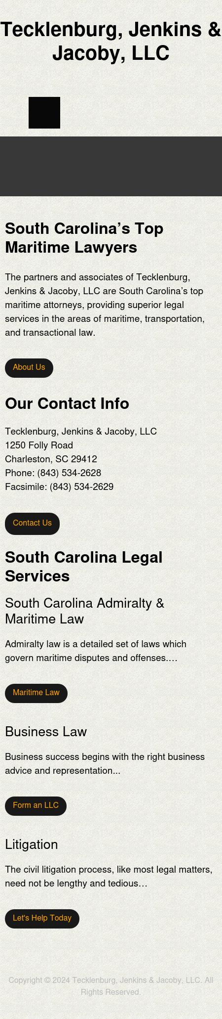 Tecklenburg & Jenkins LLC - North Charleston SC Lawyers