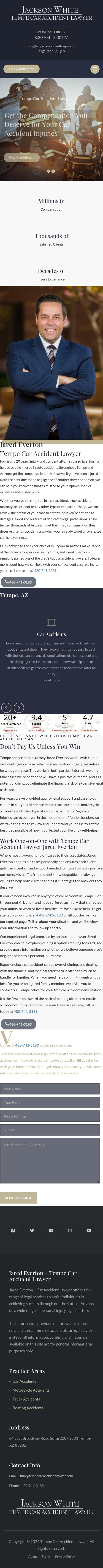 Tempe Car Accident Lawyer - Tempe AZ Lawyers