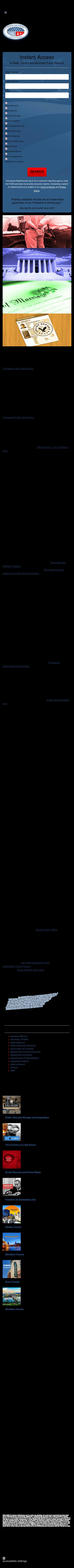 Tennessee State Records - Nashville TN Lawyers