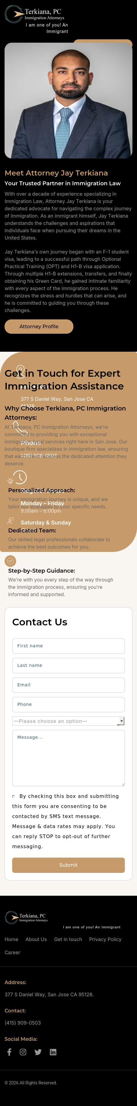 Terkiana, Inc. Immigration Attorneys - San Jose CA Lawyers