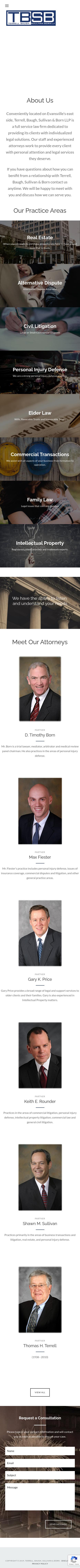 Terrell Baugh Salmon & Born LLP - Evansville IN Lawyers
