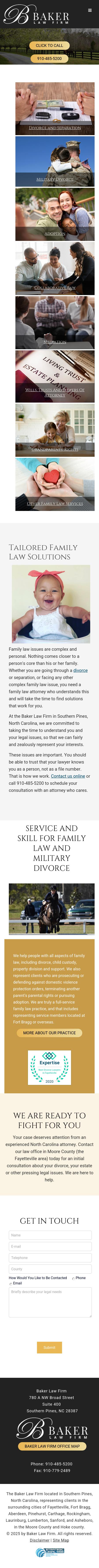 The Baker Law Firm - Southern Pines NC Lawyers