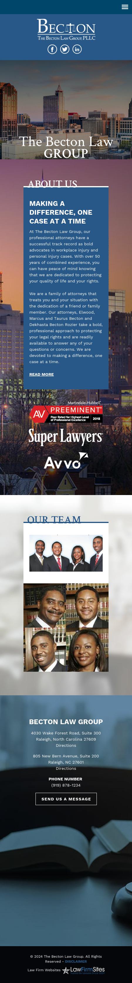 The Becton Law Group - Raleigh NC Lawyers