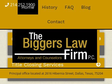 The Biggers Law Firm, P.C. - Dallas TX Lawyers