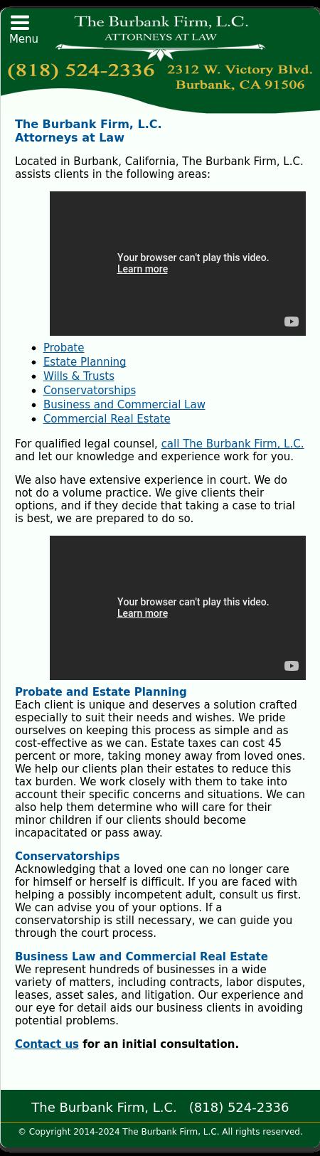 The Burbank Firm L.C. - Burbank CA Lawyers