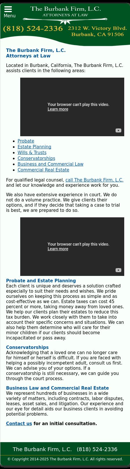 The Burbank Firm L.C. - Burbank CA Lawyers