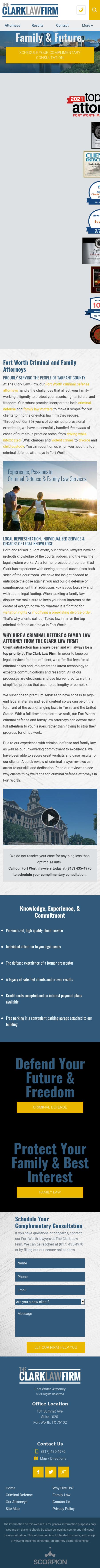 The Clark Law Firm - Fort Worth TX Lawyers