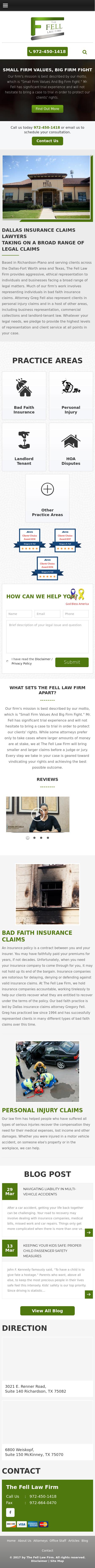 The Fell Law Firm - Richardson TX Lawyers