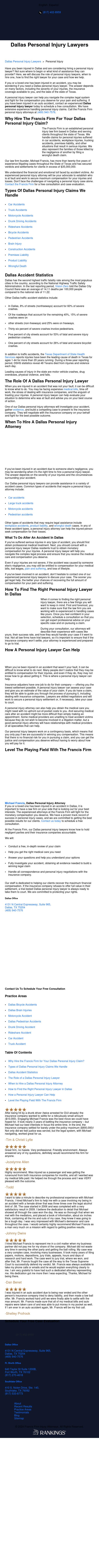 The Francis Firm - Dallas TX Lawyers