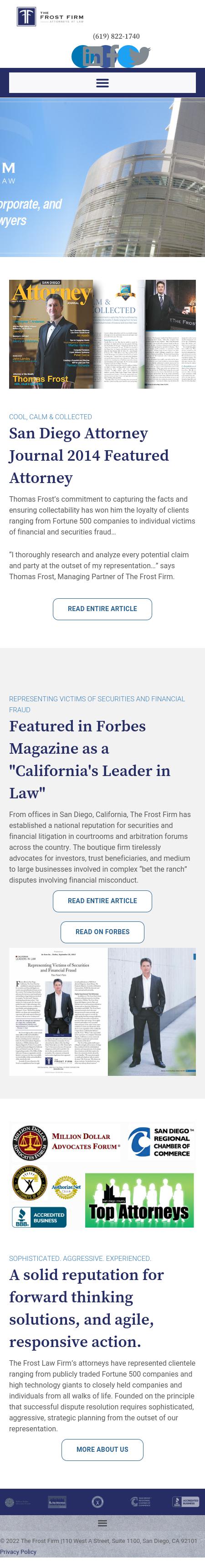 The Frost Firm - San Diego CA Lawyers