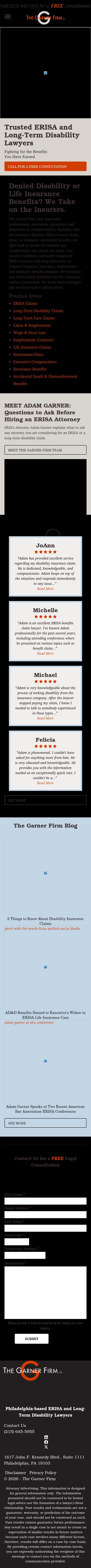 The Garner Firm, Ltd. - Philadelphia PA Lawyers