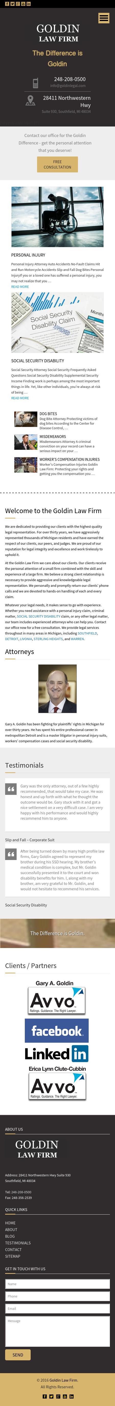 The Goldin Law Firm - Southfield MI Lawyers