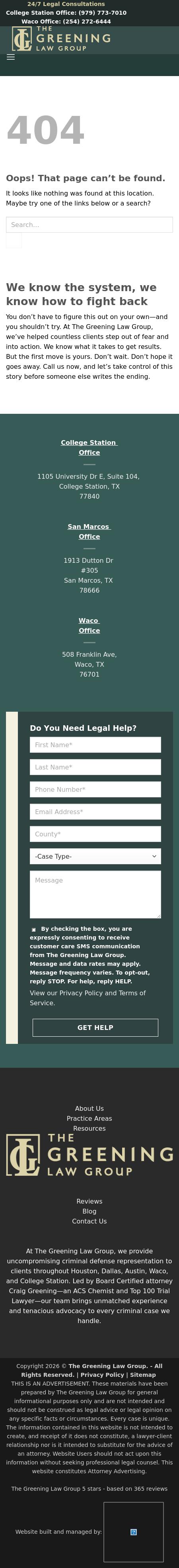 The Greening Law Group - Waco TX Lawyers