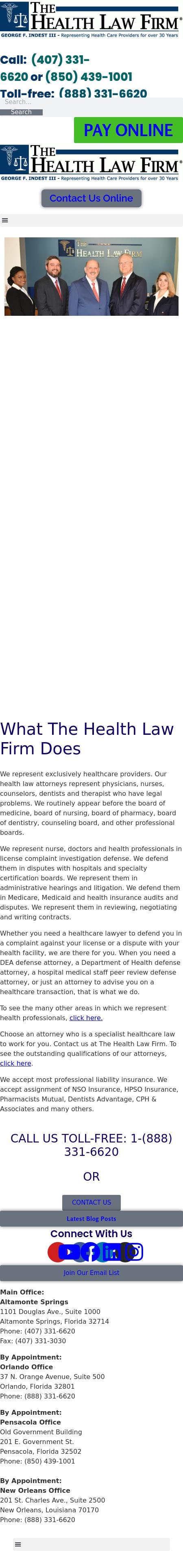 The Health Law Firm - Altamonte Springs FL Lawyers