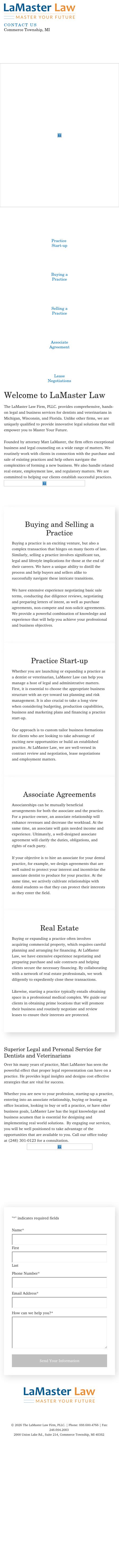 The LaMaster Law Firm, PLLC - Commerce Charter Twp MI Lawyers