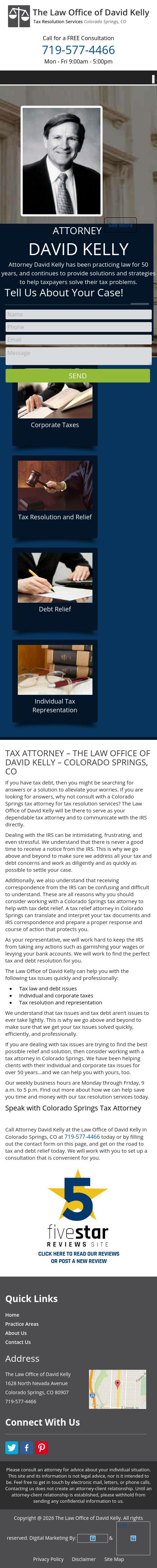 The Law Office of David Kelly - Colorado Springs CO Lawyers