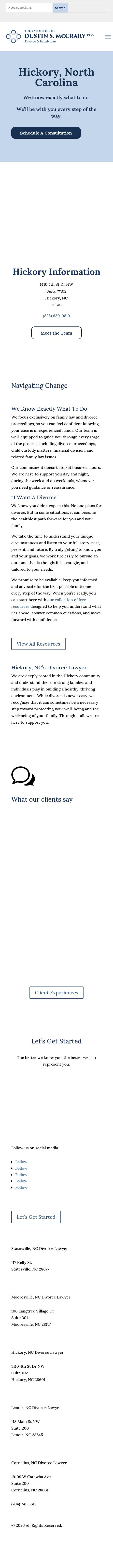 The Law Office of Dustin S. McCrary, PLLC. - Hickory NC Lawyers
