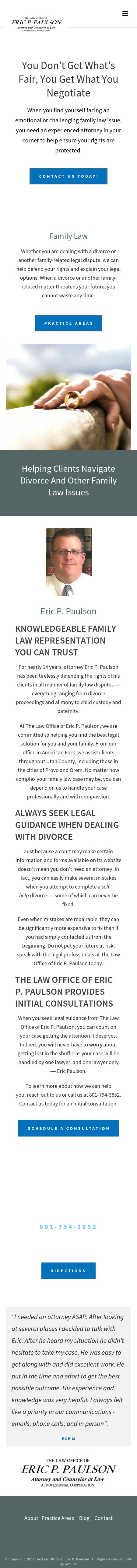 The Law Office of Eric P. Paulson - Spanish Fork UT Lawyers