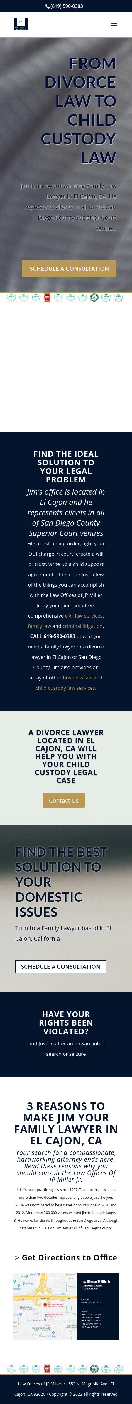The Law Office Of Jp Miller Jr. - El Cajon CA Lawyers
