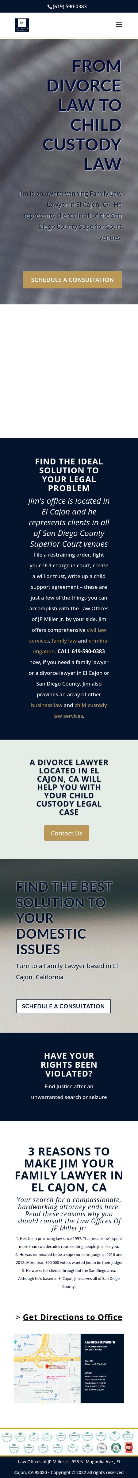 The Law Office Of Jp Miller Jr. - El Cajon CA Lawyers
