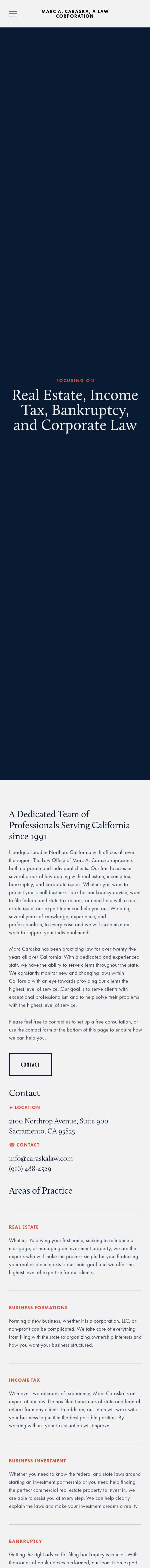 The Law Office of Marc A. Caraska - Sacramento CA Lawyers