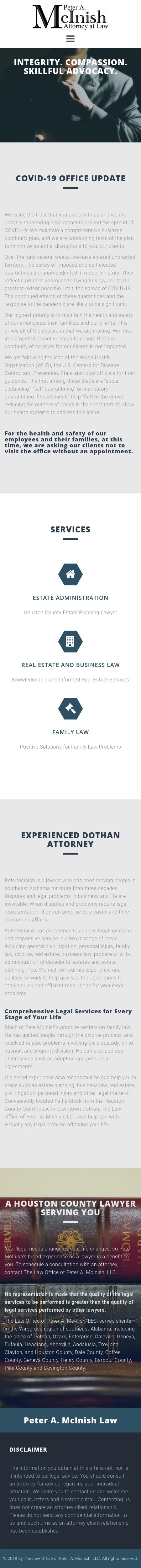 The Law Office of Peter A. McInish, LLC - Dothan AL Lawyers