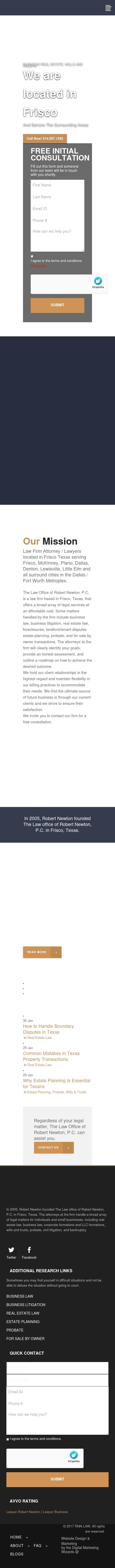 The Law Office of Robert Newton, P.C. - Frisco TX Lawyers