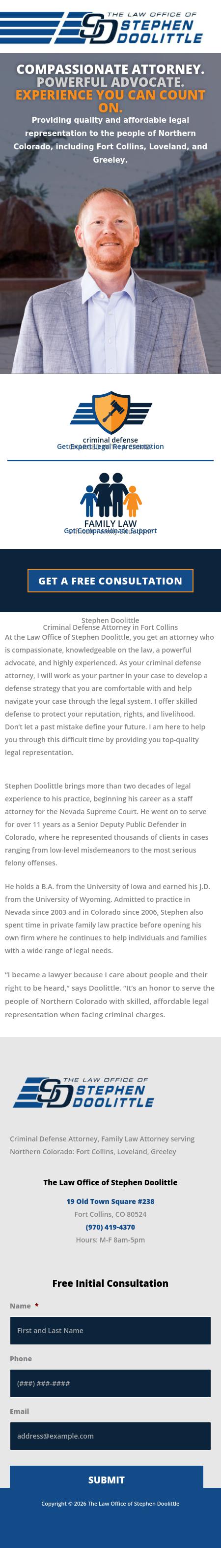 The Law Office of Stephen Doolittle - Fort Collins CO Lawyers