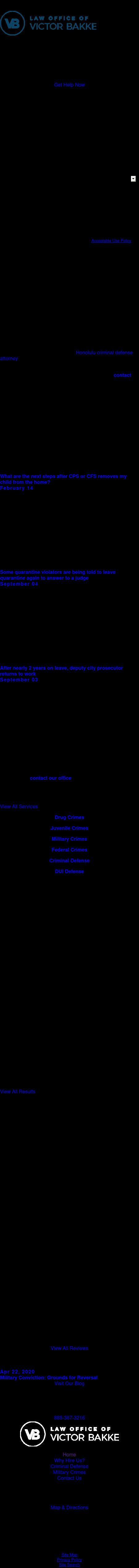 The Law Office of Victor Bakke, ALC - Honolulu HI Lawyers