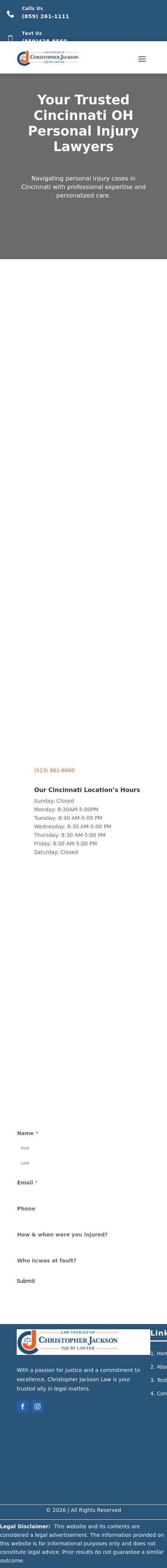 The Law Offices of Christopher Jackson - Cincinnati OH Lawyers
