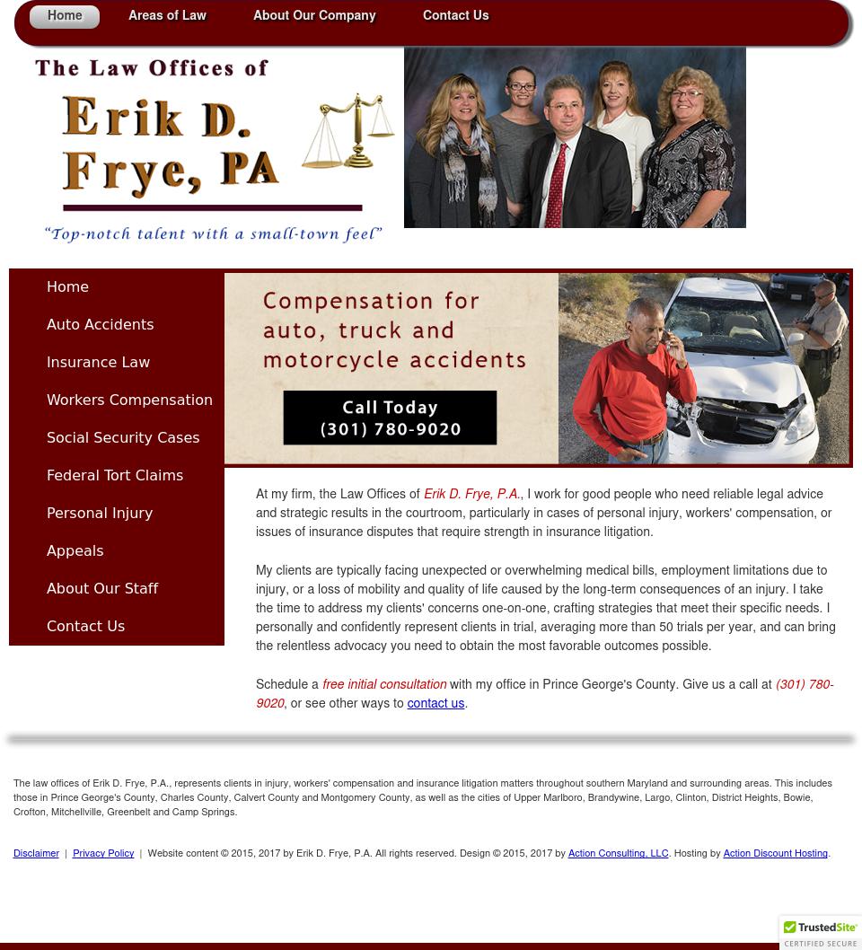 The Law Offices of Erik D. Frye, P.A. - Upper Marlboro MD Lawyers