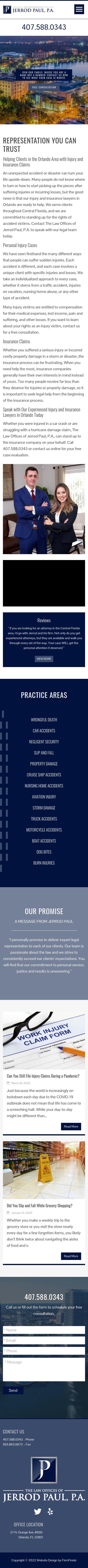The Law Offices of Jerrod Paul - Orlando FL Lawyers